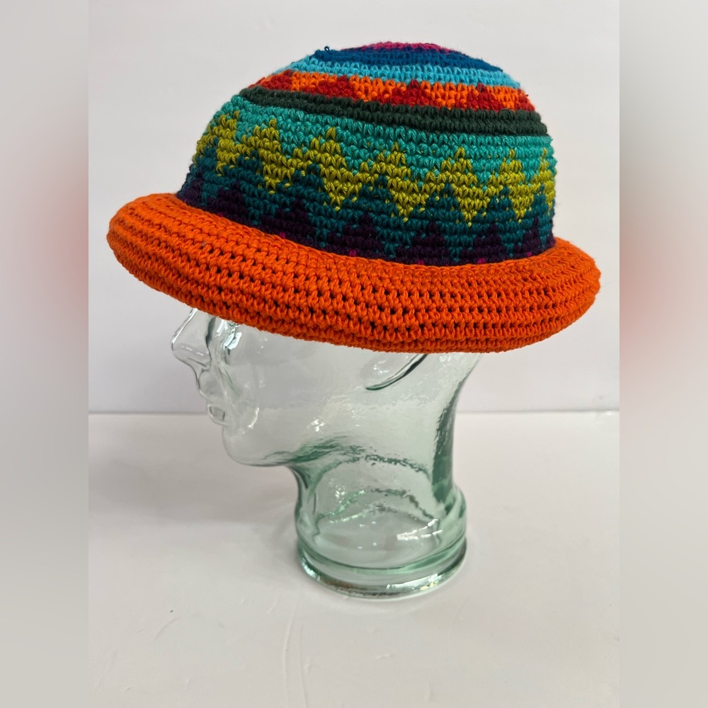 Colorful, Handmade Bucket Hat - Picture 5 of 6